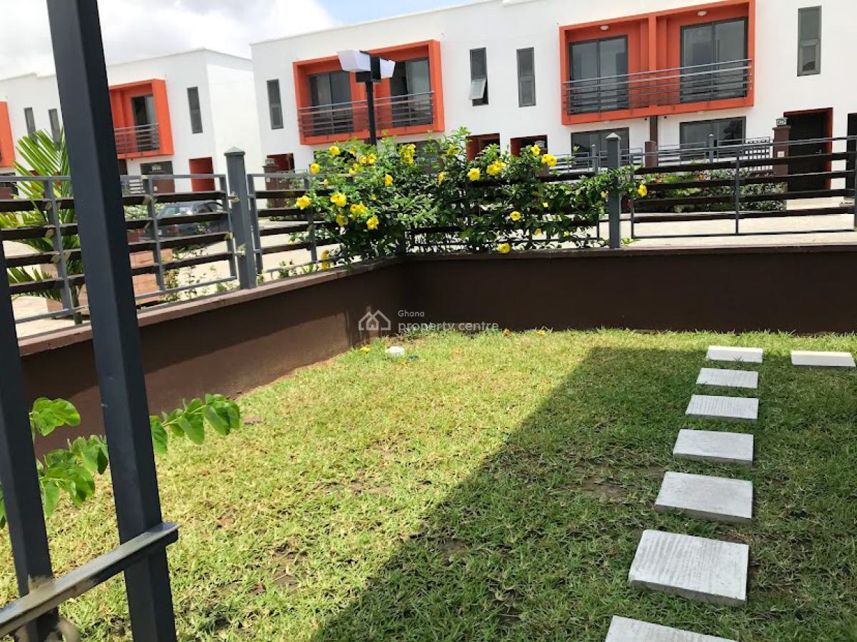 Terraced 2 Bedroom Townhouse in a Gated Community with Swimming Pool, Bush Road, Tse Addo, Accra, Terraced Duplex for Rent