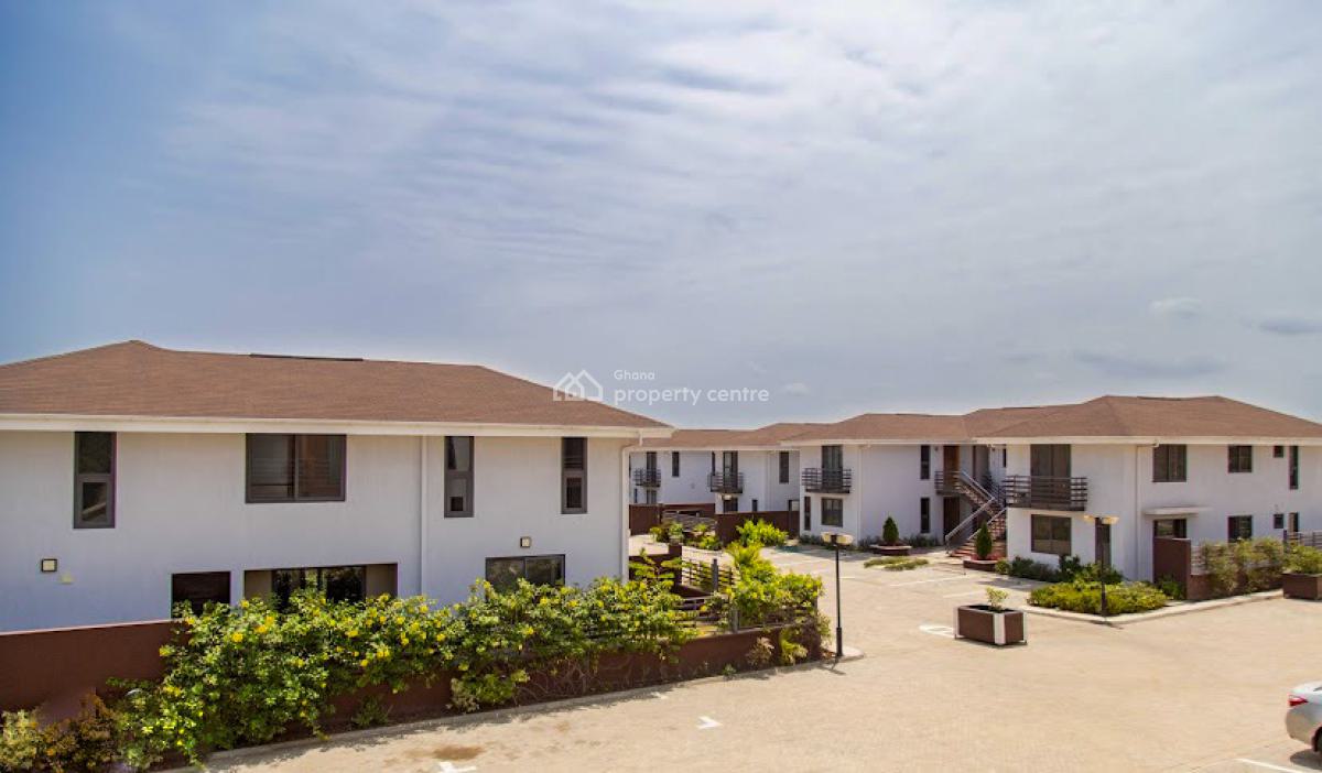 Terraced 2 Bedroom Townhouse in a Gated Community with Swimming Pool, Bush Road, Tse Addo, Accra, Terraced Duplex for Rent