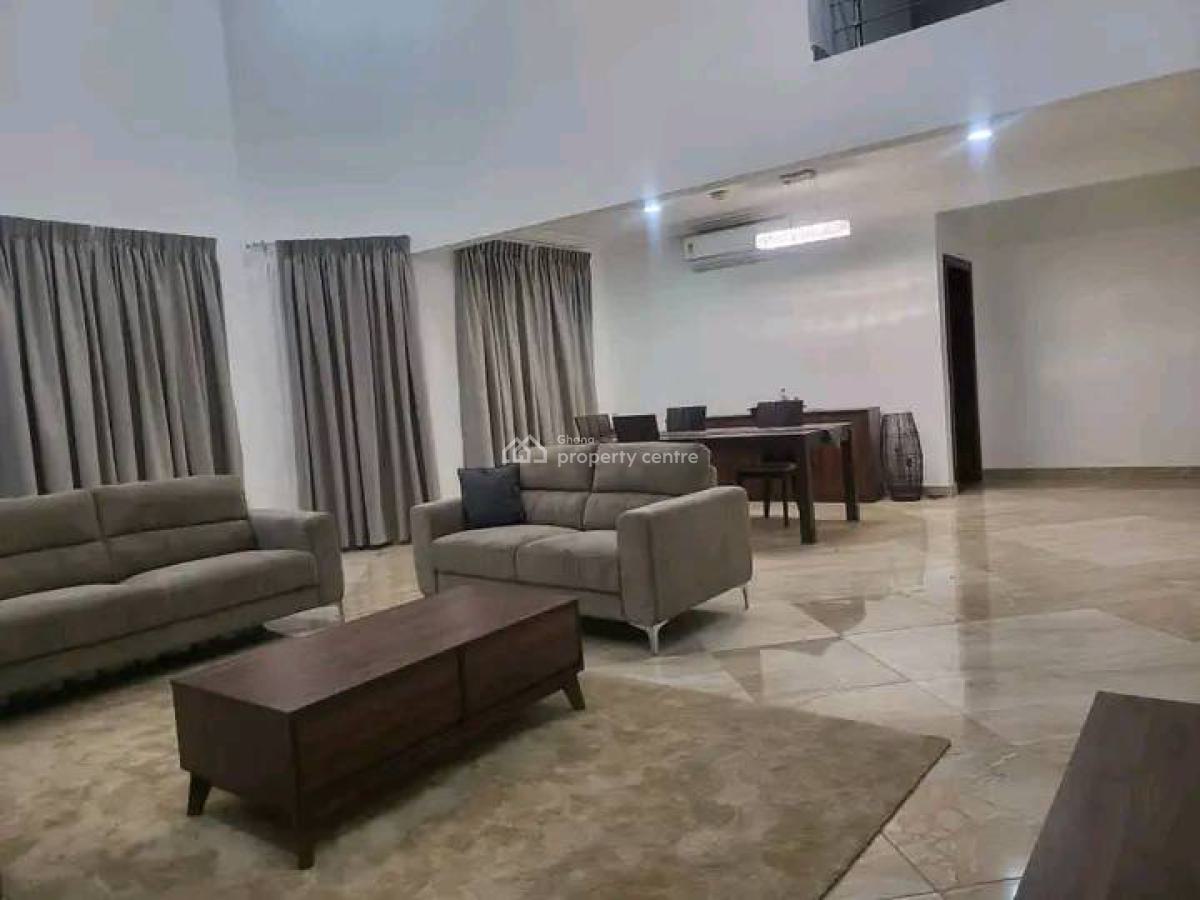 Executive Fully Furnished 5-bedroom, Airport Residential Area, Accra, Townhouse for Rent