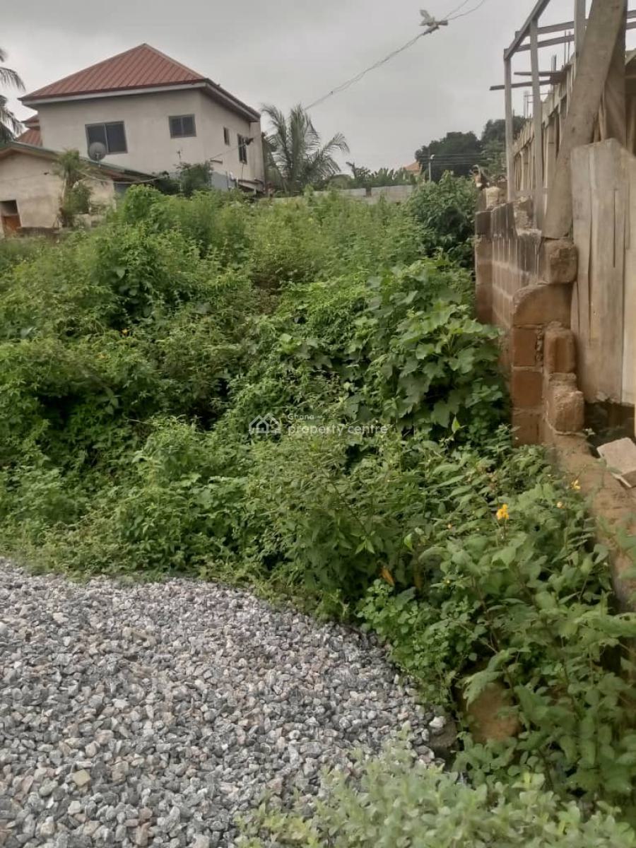 Half Plot of Land at Pokuase  Ayawaso, Ayawaso  to Ablekuma Highway, Pokuase (pokoasi), Ga West Municipal, Accra, Residential Land for Sale