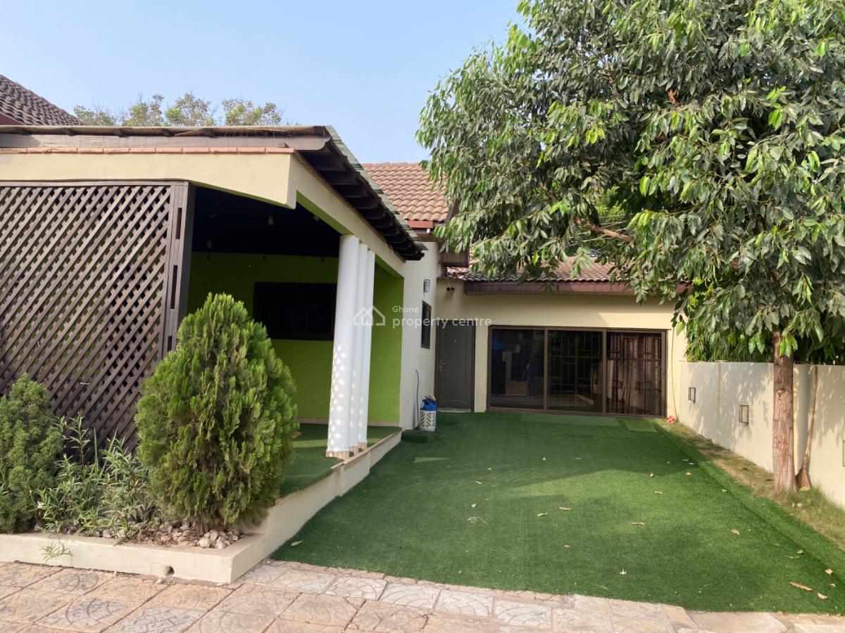 Unfurnished 3 Bedroom Bungalow with Staff Quarters & Backup Generator, Adjiringanor, East Legon, Accra, Detached Bungalow for Rent