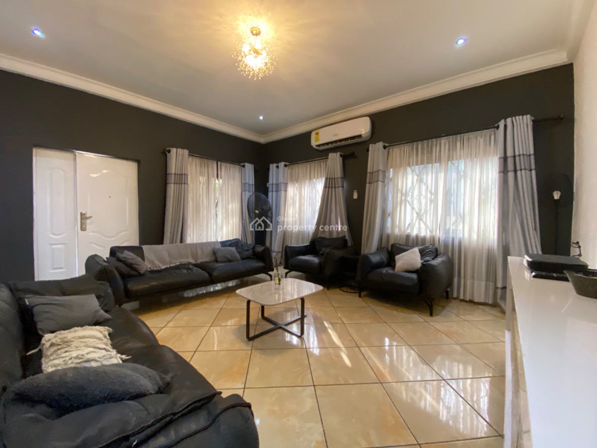 Unfurnished 3 Bedroom Bungalow with Staff Quarters & Backup Generator, Adjiringanor, East Legon, Accra, Detached Bungalow for Rent