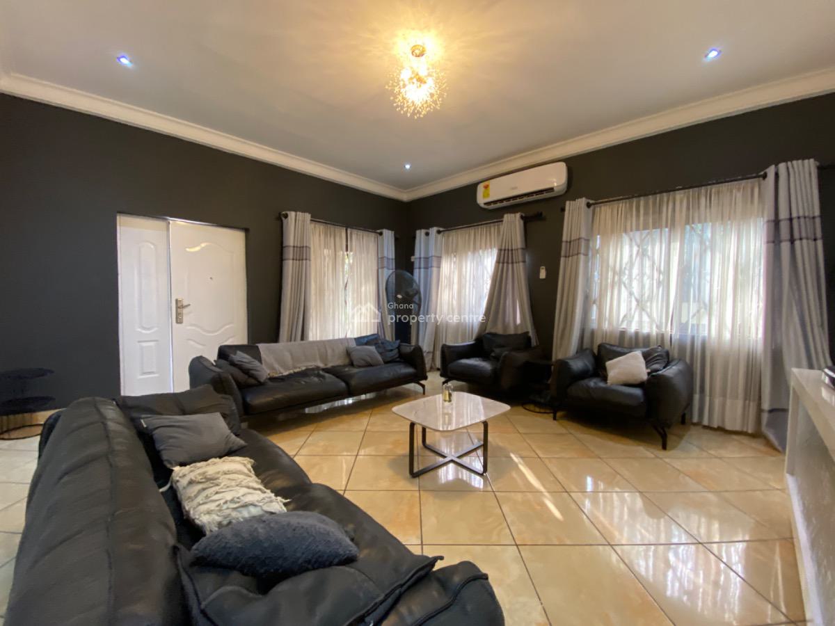 Unfurnished 3 Bedroom Bungalow with Staff Quarters & Backup Generator, Adjiringanor, East Legon, Accra, Detached Bungalow for Rent