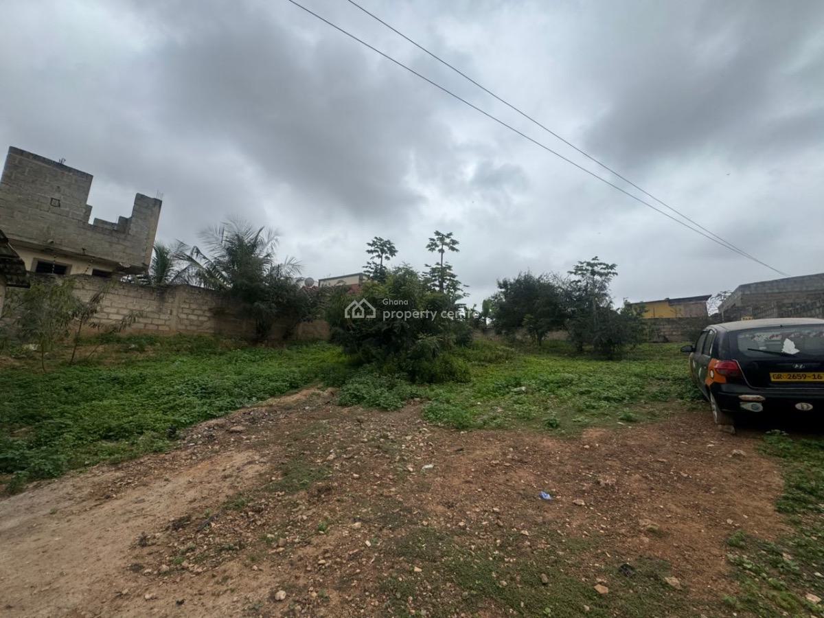 1 and Half Plot of Land at Ofankor Barrier, Agya Herbal White House, Ofankor, Accra, Residential Land for Sale