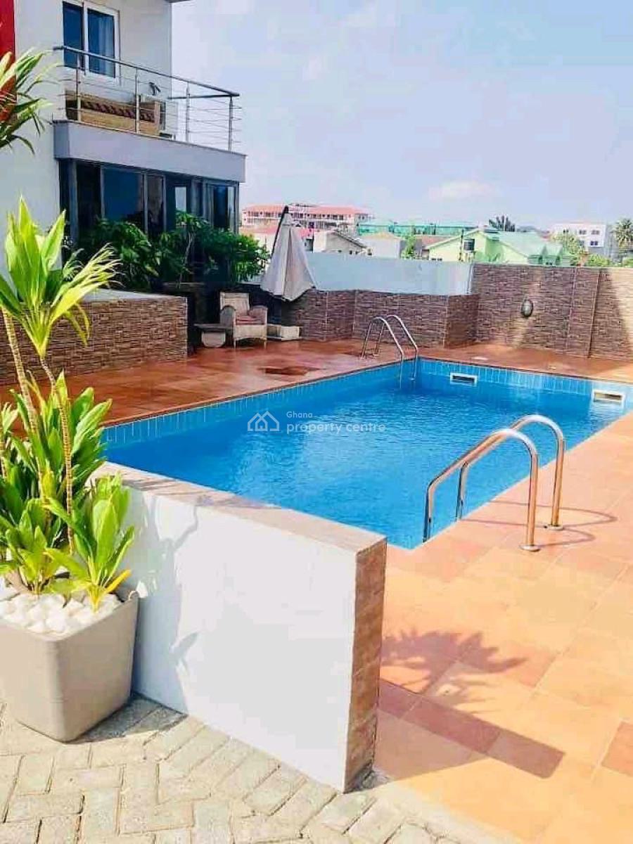 Furnished 2 Bedroom Apartment in a Gated Community with Swimming Pool, East Legon, Accra, Apartment for Rent