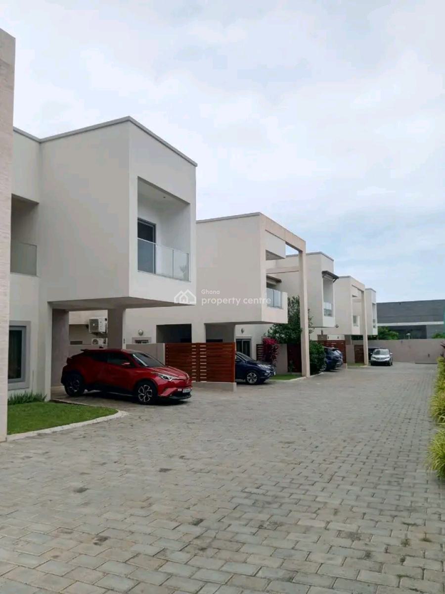 Executive 3-bedroom Townhouse+ Bq@ Cantonment, Cantonments, Accra, Townhouse for Rent