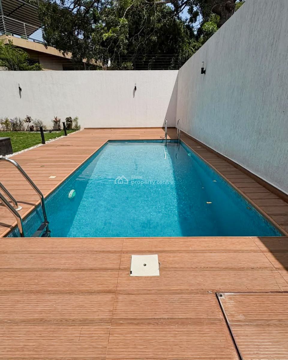 Furnished 4 Bedroom Duplex with Private Pool in a Gated Community, Cantonments, Accra, Semi-detached Duplex for Rent
