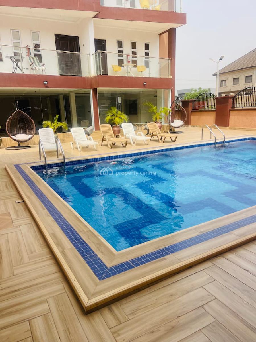 Serviced 2 Bedroom Apartment with Swimming Pool and Gym, School Junction, Adjiringanor, East Legon, Accra, Apartment for Rent