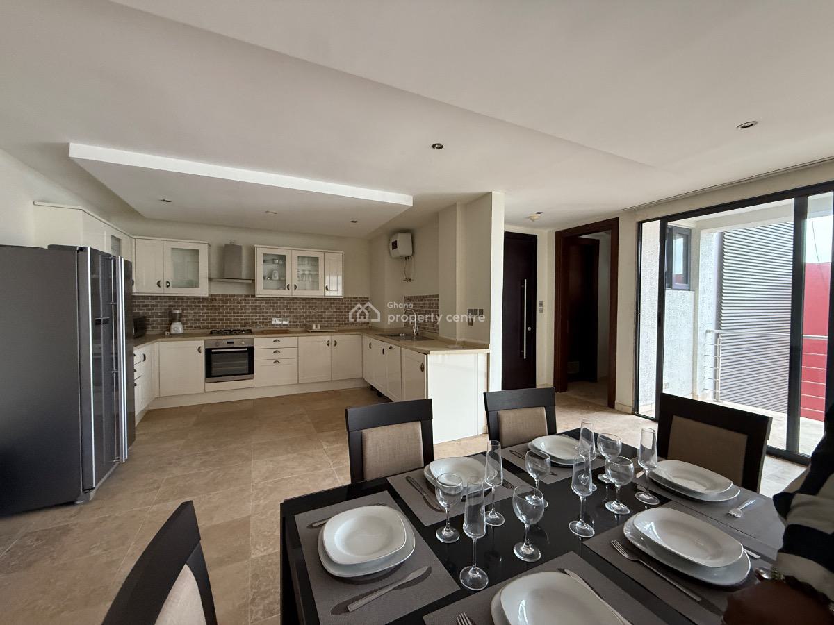 Furnished 2 Bedroom Apartment with Swimming Pool and Gym, Airport Residential Area, Accra, Apartment for Rent