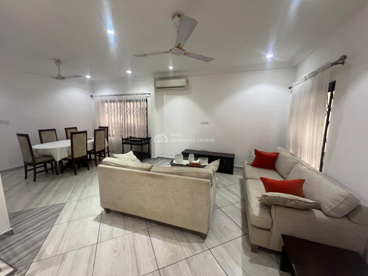 Luxury Fully Furnished 3bedroom Townhouse @ Dzorwulu, Dzorwulu, Accra, Townhouse for Rent