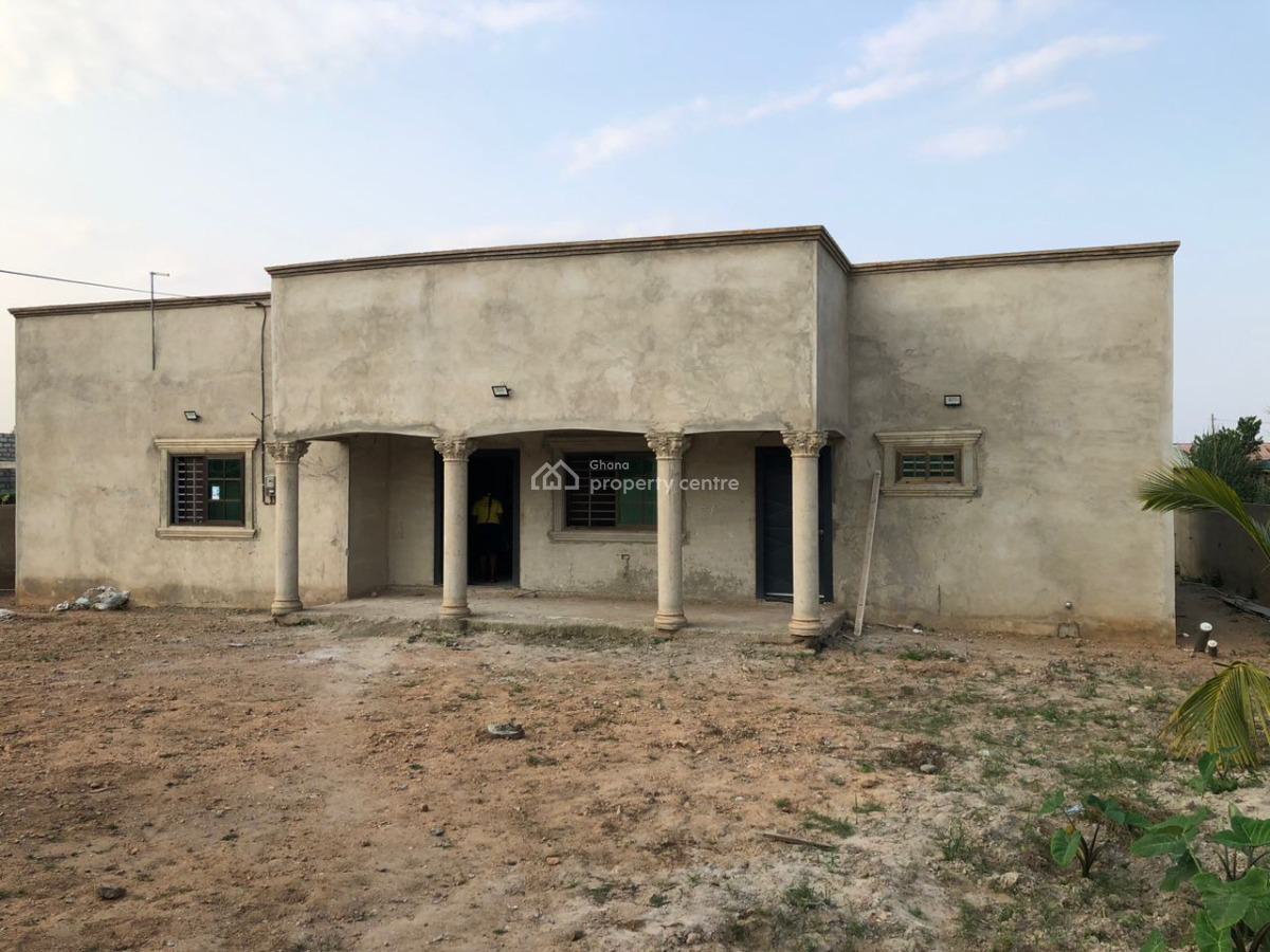 Close to Main Road Newly Built Spacious 4 Master Bedroom House on 1 & Half, Opeikuma, Kasoa, Awutu-senya East, Central Region, House for Sale