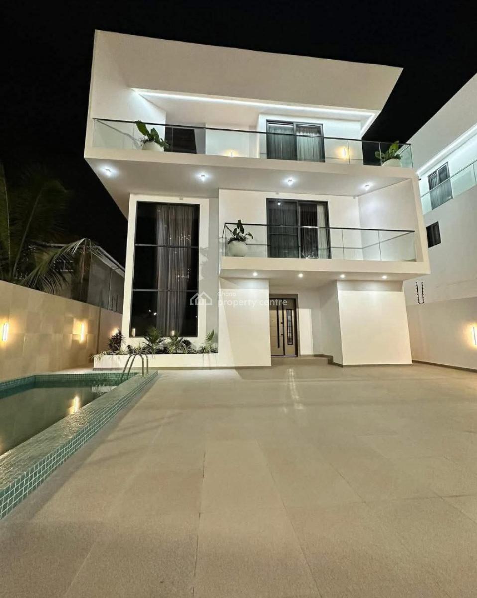 Luxury 4-bedroom Fully Furnished Home with Pool & Bq, East Legon Hills, East Legon, Accra, Detached Duplex for Sale