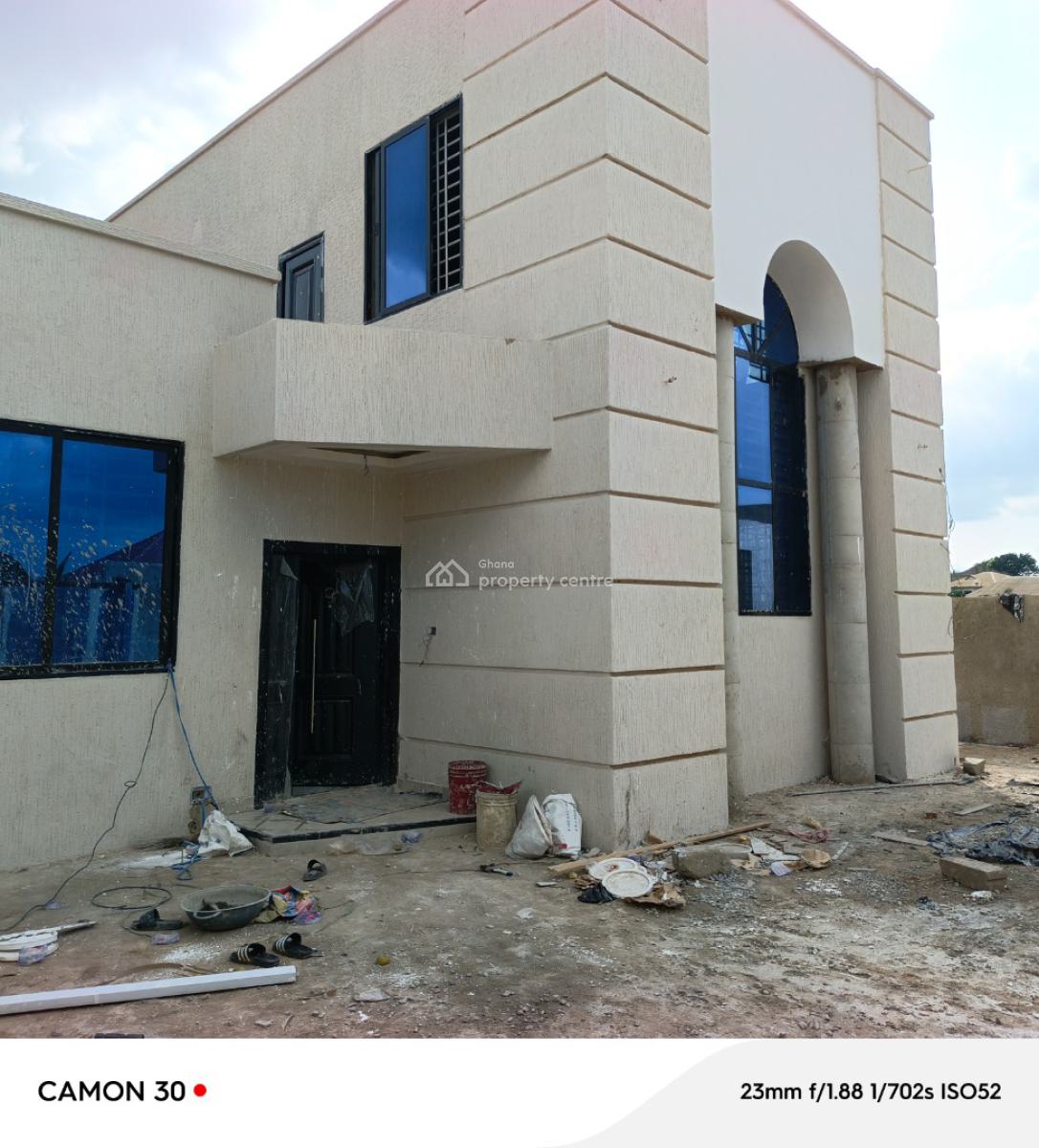 4 Bedrooms ( Would Be Fully Completed), Adesina, on Kenyasi Road., Kumasi Metropolitan, Ashanti, House for Sale