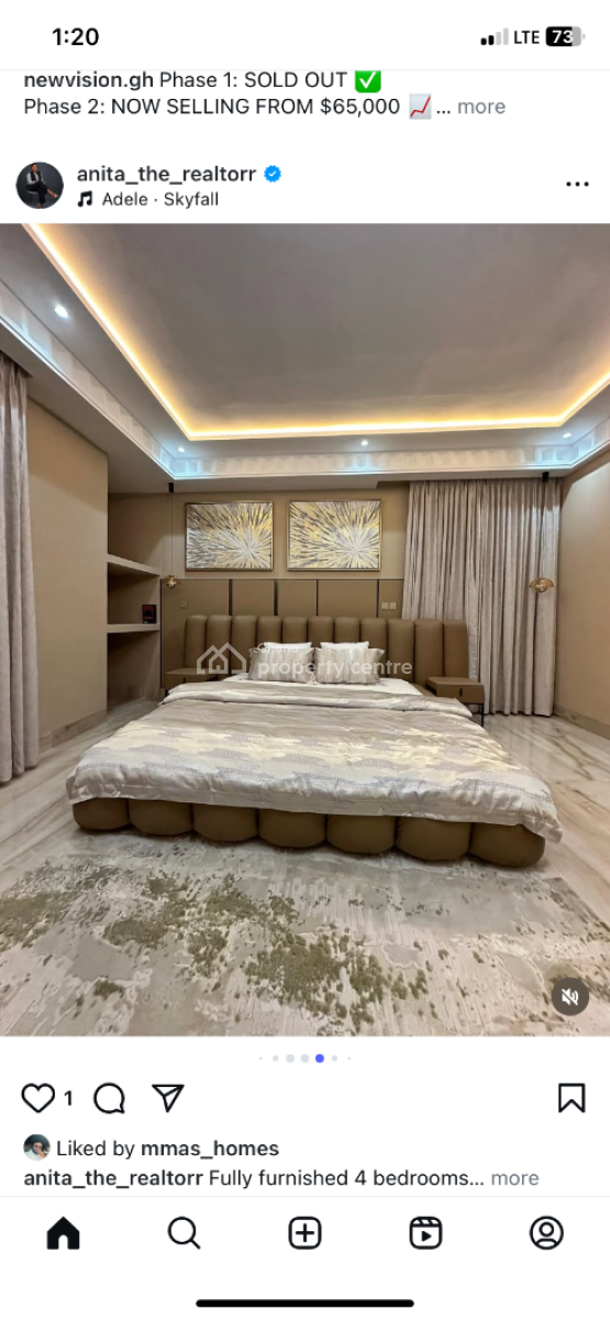 Luxury 5 Bedroom House with Pool, Eastlegon Hill, East Legon Hills, East Legon, Accra, Detached Duplex for Sale