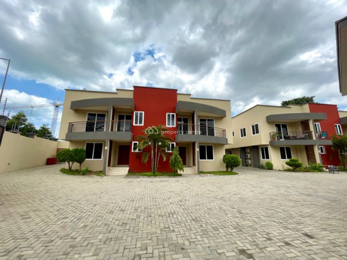 3 Bedroom Townhome with Staff Quarters in a Gated Community with Pool, Cantonments, Accra, Townhouse for Rent