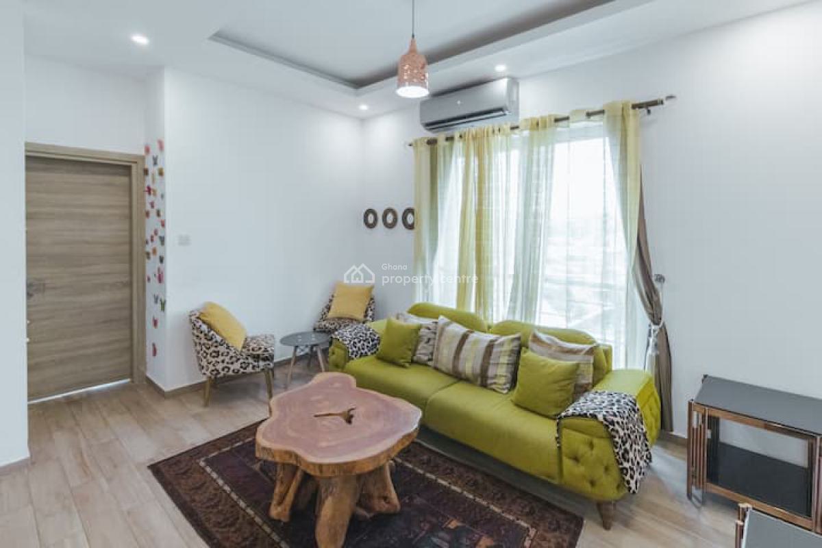 Furnished One Bedroom Apartment with Swimming Pool, East Legon, Accra, Mini Flat for Rent