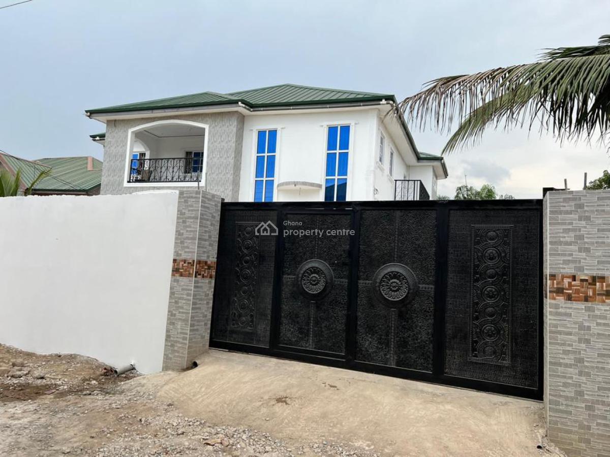 Newly Built 6 Master Bedroom Storey House, Lamptey Mills Area, Awutu-senya East, Central Region, House for Sale