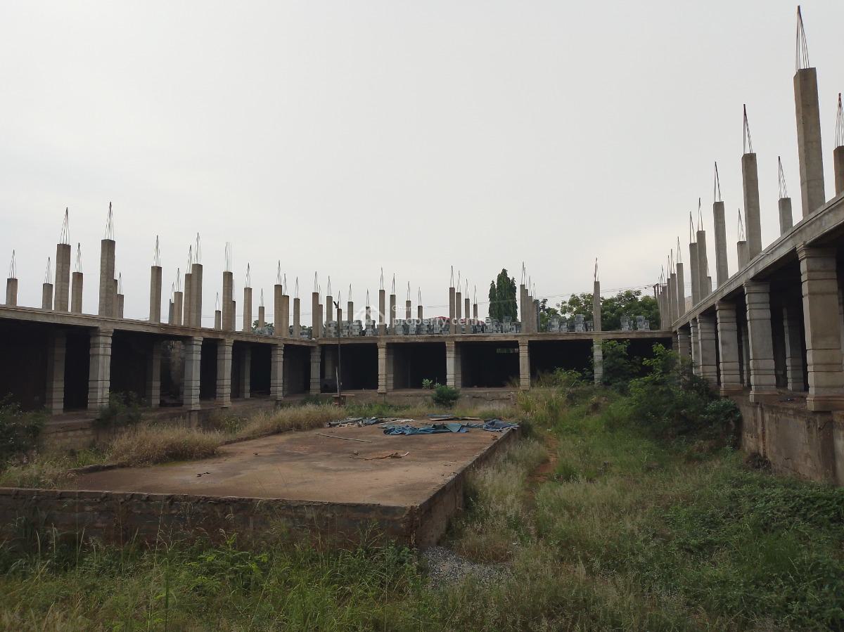 Uncompleted 29 Stores on 3 Plots By Main Highway, By Oyarifa Aburi Highway, Oyarifa, La Nkwantanang Madina Municipal, Accra, Office Space for Sale