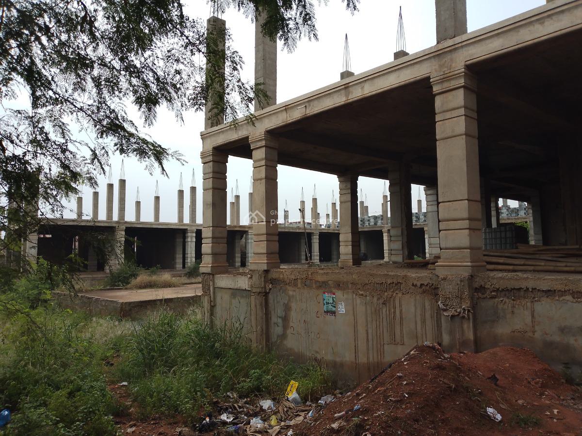Uncompleted 29 Stores on 3 Plots By Main Highway, By Oyarifa Aburi Highway, Oyarifa, La Nkwantanang Madina Municipal, Accra, Office Space for Sale