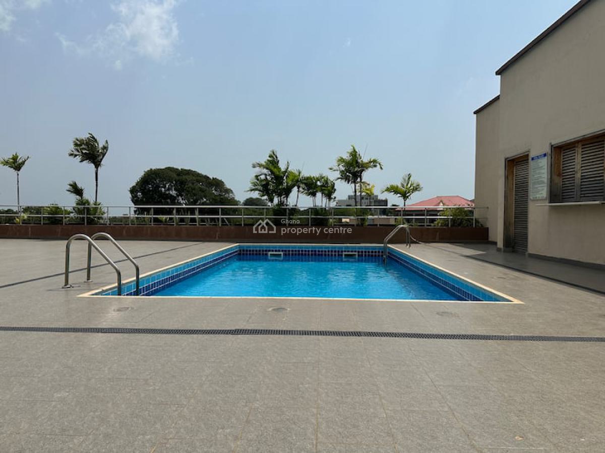 Furnished 1 Bedroom Apartment with Swimming Pool, Cantonments, Accra, Mini Flat for Rent