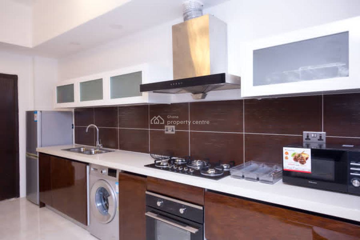 Fully Furnished One Bedroom Apartment with Swimming Pool, Osu, Accra, Mini Flat for Rent