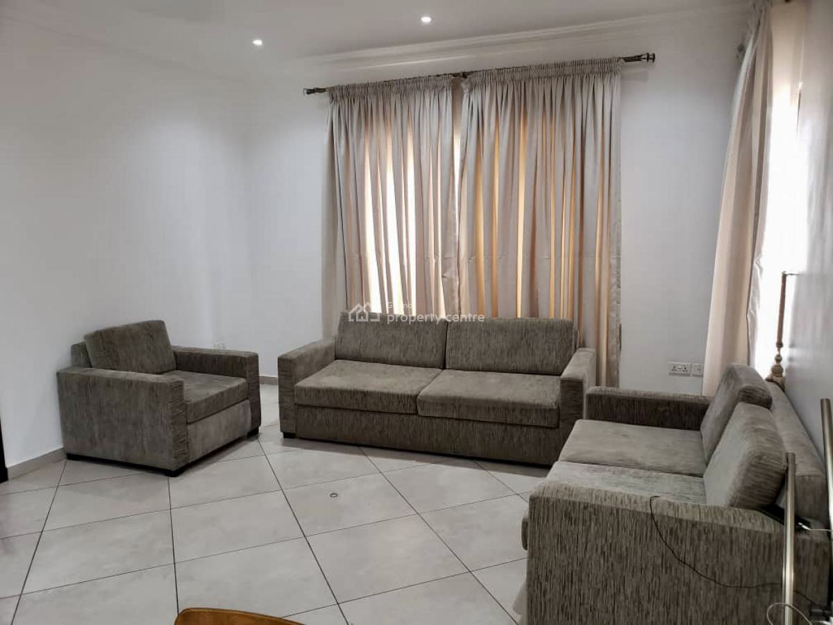 Furnished 2 Bed House with Boys Quarter in a Gated Community with Pool, Abelemkpe, Accra, Townhouse for Rent
