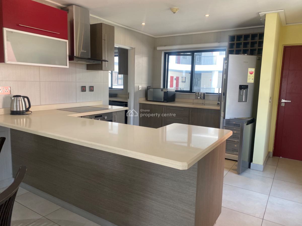 Furnished 3 Bedroom Apartment with Swimming Pool and Gym, North Ridge, Accra, Apartment for Rent