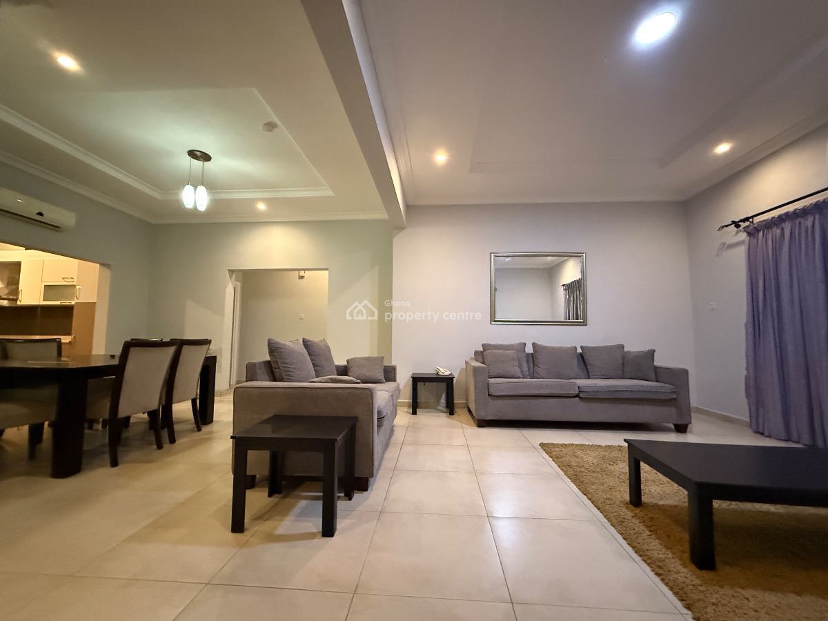 Furnished 3 Bedroom Apartment with Staff Quarters and Pool, Cantonments, Accra, Apartment for Rent