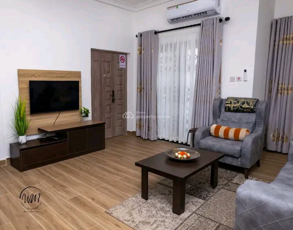 Luxurious Fully Furnished 2-bedroom Smart Apartment @ Spintex Comm.18, Spintex, Accra, Apartment Short Let