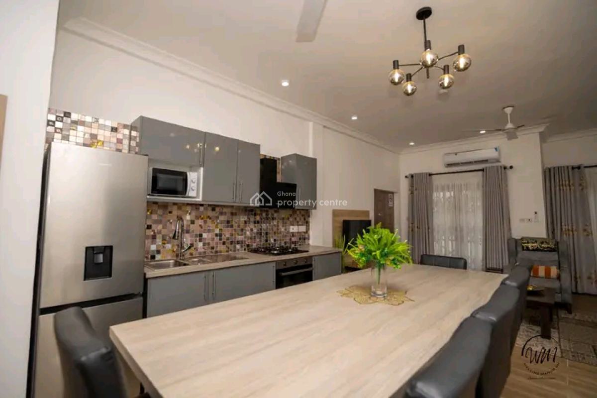 Luxurious Fully Furnished 2-bedroom Smart Apartment @ Spintex Comm.18, Spintex, Accra, Apartment Short Let