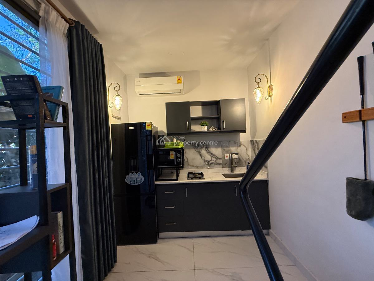 Furnished 1 Bedroom Duplex, Mahama Road, East Airport, Airport Residential Area, Accra, Apartment for Rent