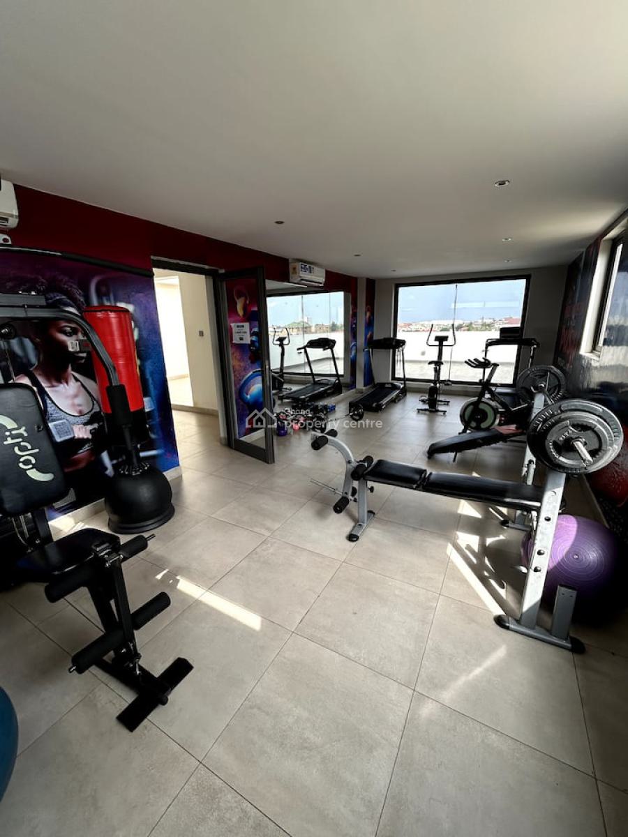 Furnished 1 Bedroom Apartment in a Gated Community with Pool and Gym, Adjiringanor, East Legon, Accra, Mini Flat for Rent