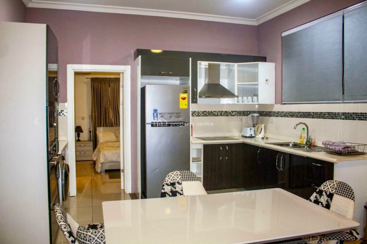 Furnished 1 Bedroom Apartment with Swimming Pool and Gym, Cantonments, Accra, Mini Flat for Rent