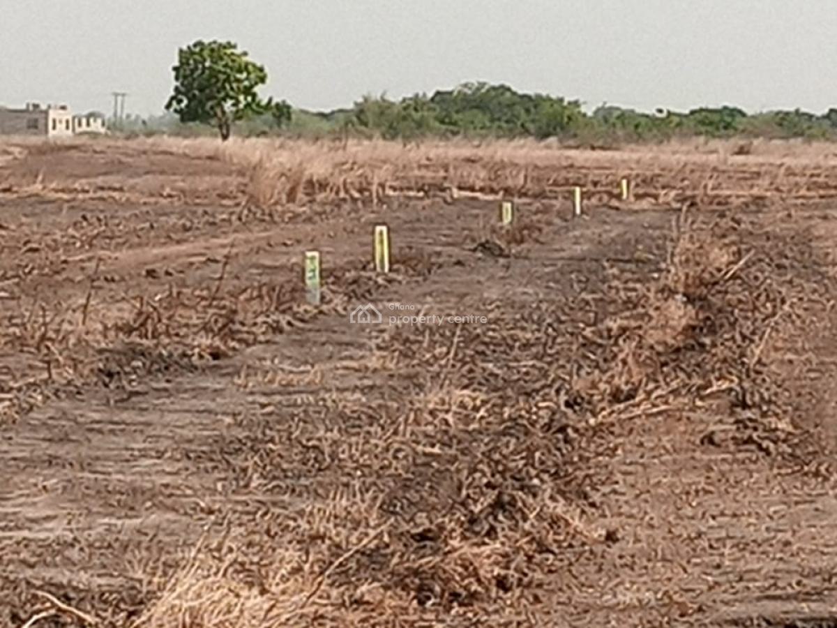 Clean, Serviced Land Near Tsopoli Barrier, Tsopoli Police Barrier, Tsopoli, Ningo Prampram District, Accra, Mixed-use Land for Sale