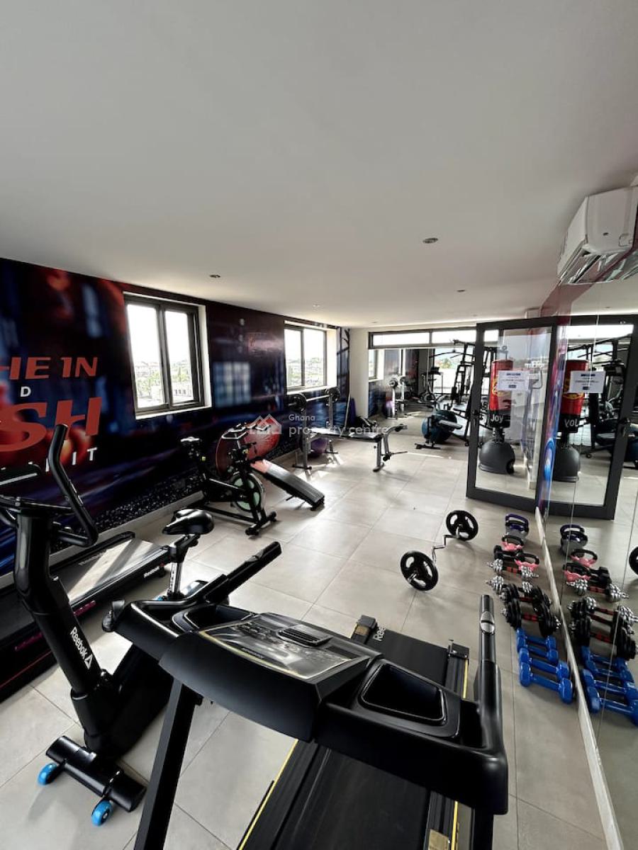 Furnished Studio with Pool and Gym in a Gated Community, Adjiringanor, East Legon, Accra, Single Room Self Contained for Rent