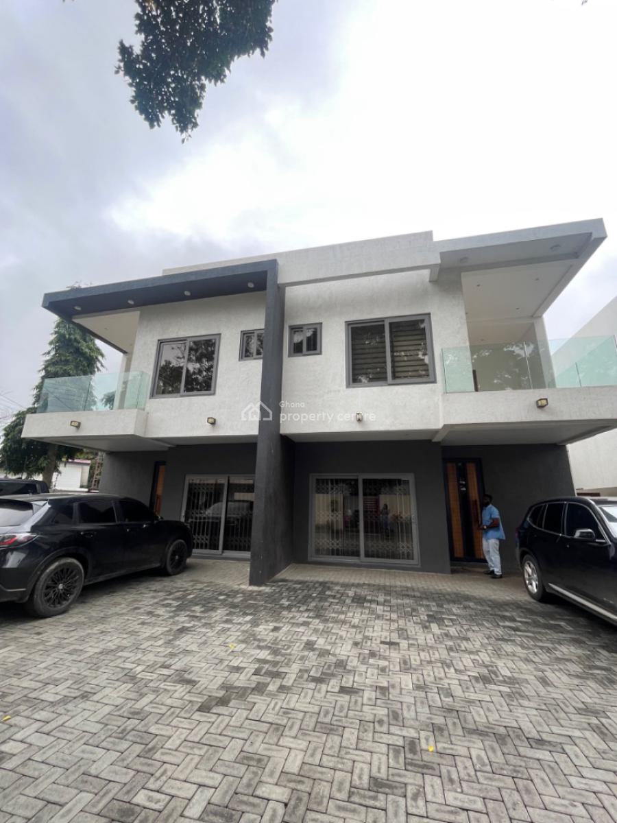 Furnished and Unfurnished 3 Bedroom Townhouse with Boys Quarters, North Labone, Accra, Semi-detached Duplex for Rent