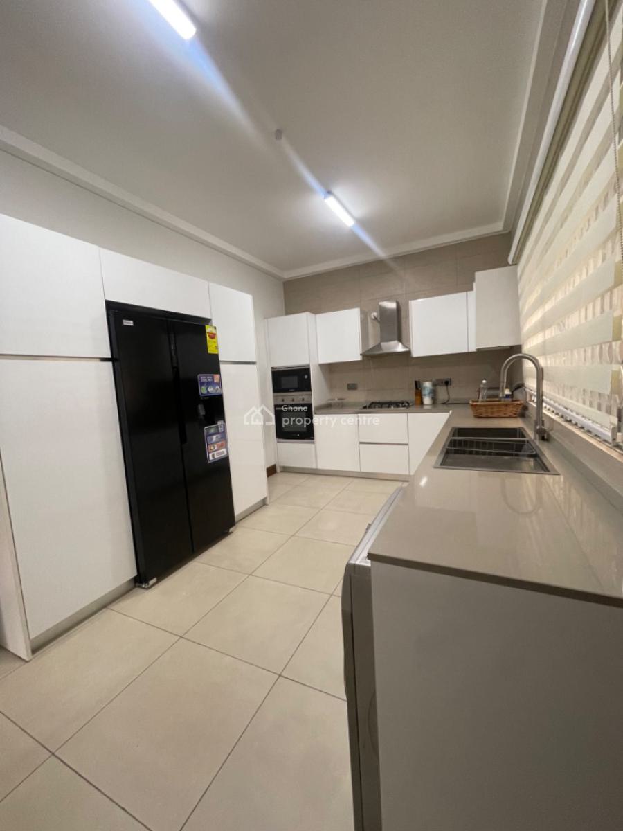 Furnished and Unfurnished 3 Bedroom Townhouse with Boys Quarters, North Labone, Accra, Semi-detached Duplex for Rent