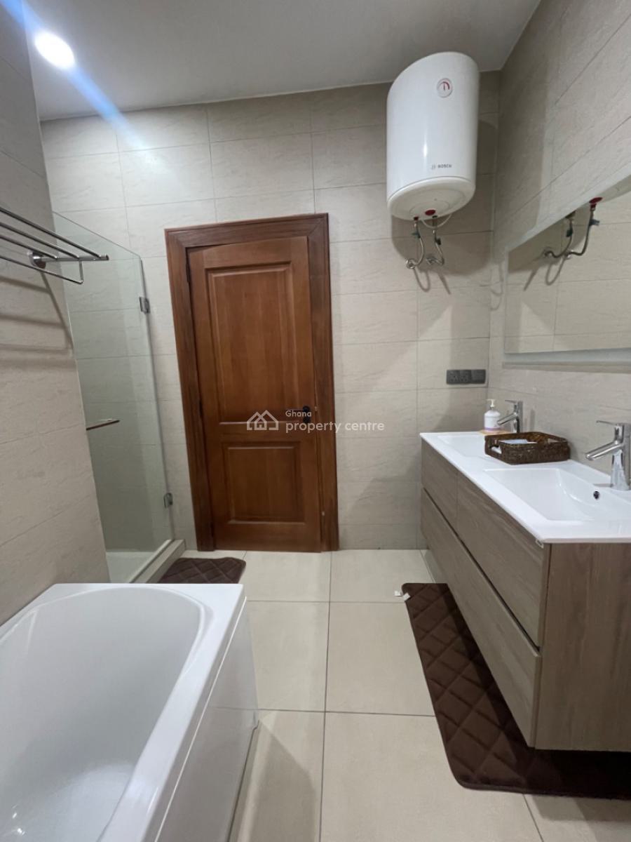 Furnished and Unfurnished 3 Bedroom Townhouse with Boys Quarters, North Labone, Accra, Semi-detached Duplex for Rent