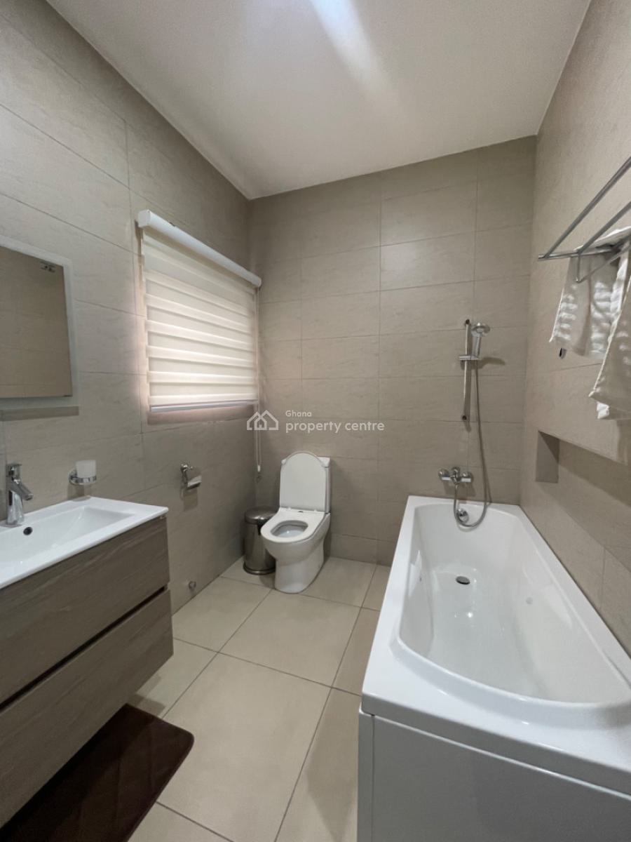 Furnished and Unfurnished 3 Bedroom Townhouse with Boys Quarters, North Labone, Accra, Semi-detached Duplex for Rent