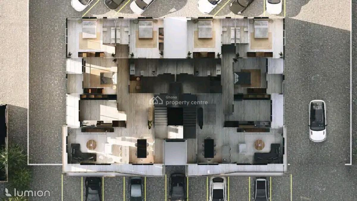 Modern One Bedroom Apartment (under Construction), Abelemkpe, Accra, Apartment for Sale