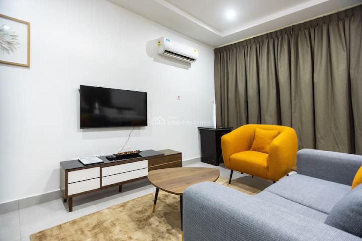 Furnished Studio Apartment with Gym, Adjiringanor, East Legon, Accra, Single Room Self Contained for Rent