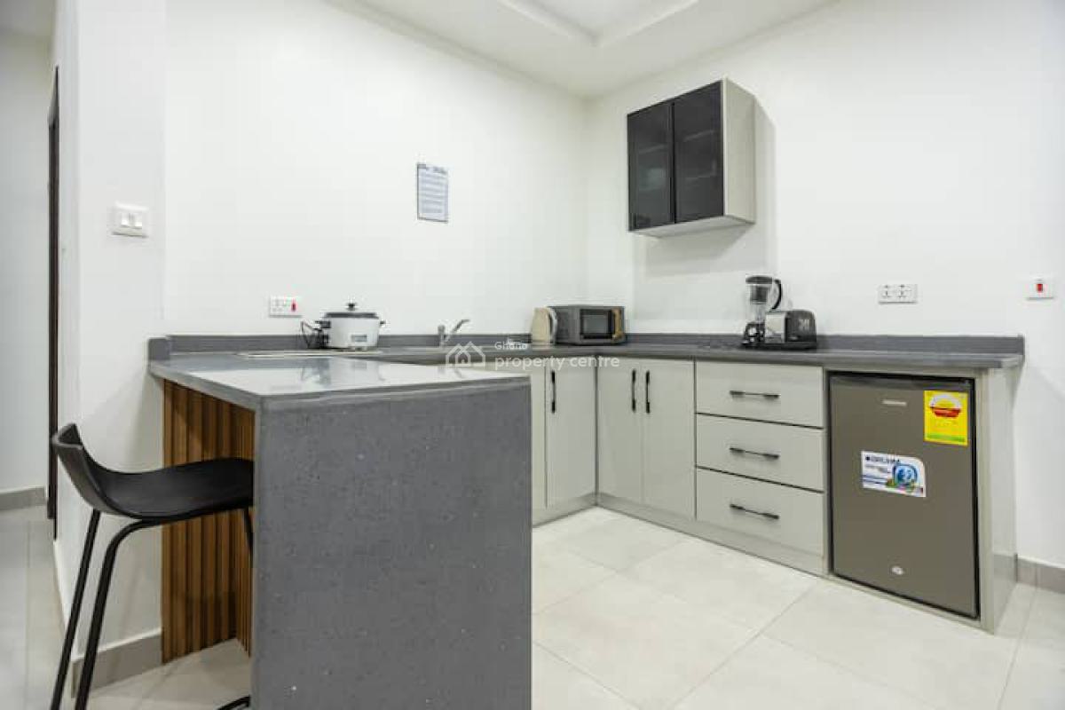 Furnished Studio Apartment with Gym, Adjiringanor, East Legon, Accra, Single Room Self Contained for Rent