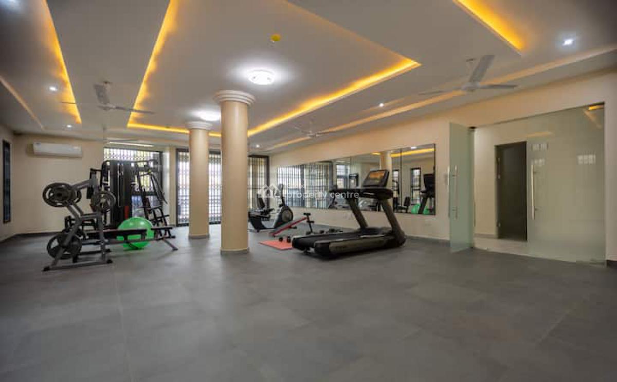Furnished Studio Apartment with Gym, Adjiringanor, East Legon, Accra, Single Room Self Contained for Rent