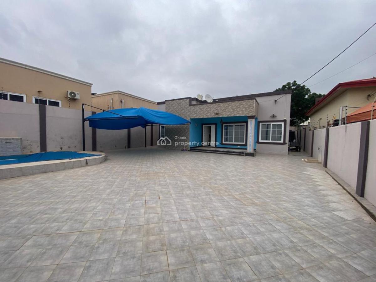 Beautifully Design 3-bedroom Burgalow House Witj Pool @ Spintex, Spintex, Accra, House for Rent