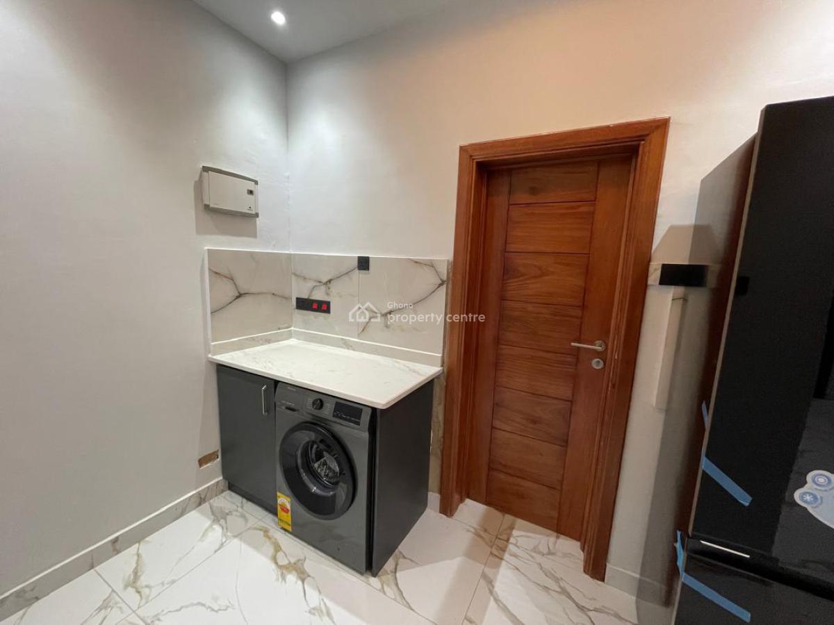 Serviced 1 Bedroom Apartment, Mahama Road, East Airport, Airport Residential Area, Accra, Mini Flat for Rent