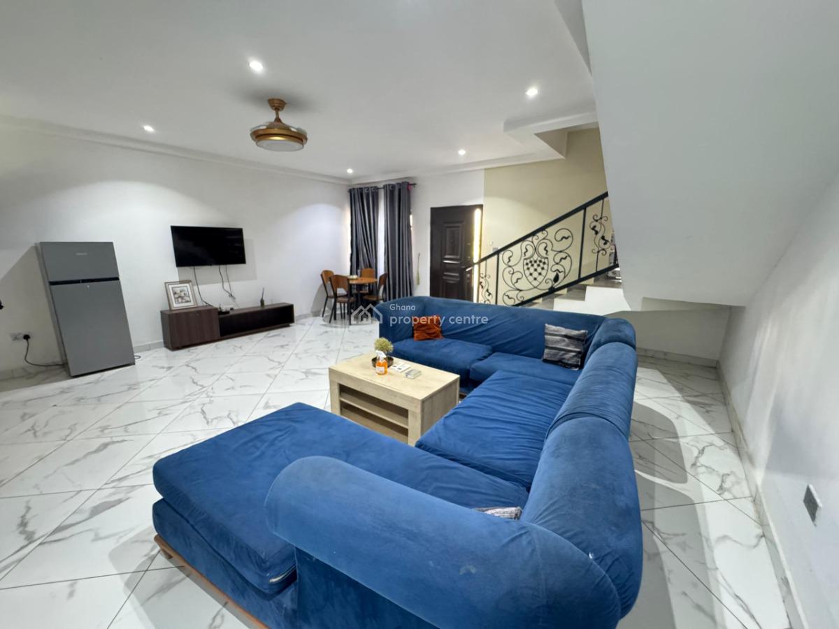 for Rent  Two Bedroom  Fully Furnished with an Outer Pool and Gent Set, Hills Street, East Legon, Accra, House for Rent