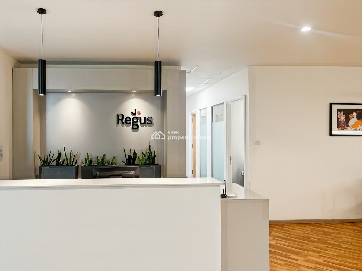 Open Plan Office Space for 10 Persons in Regus Silver Star Tower, Airport City, Liboration Road, 4th Floor, Silver Star Tower, Achimota, Accra, Office Space for Rent