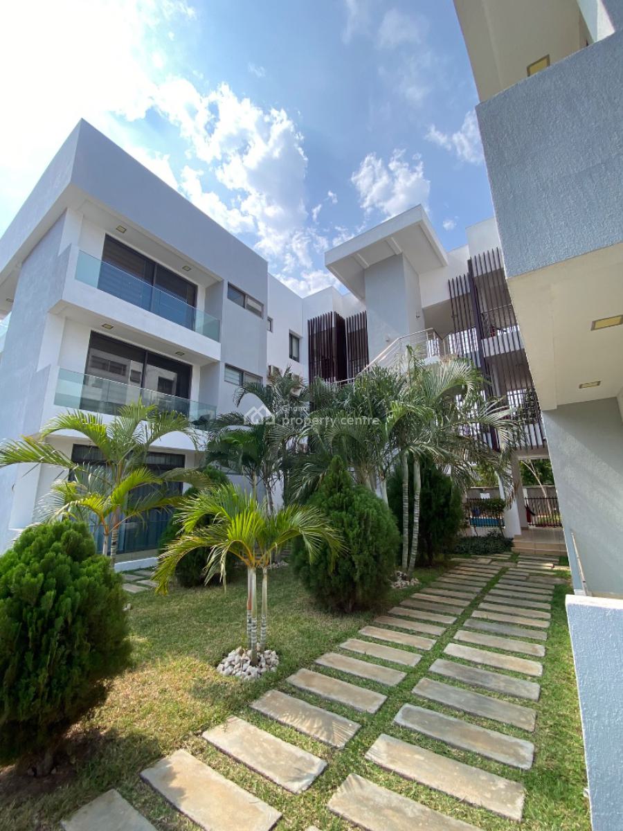 2 Bedroom Furnished Apartment, La Tebu Street, Cantonments, Accra, Apartment for Rent