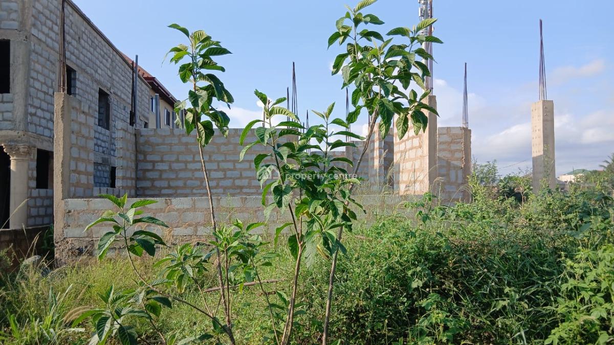Uncompleted 5 Master Brm House with 2 Storey Foundation @ Ga Odumase,, Ga Odumase, Sonitra Area, Ga East Municipal, Accra, House for Sale