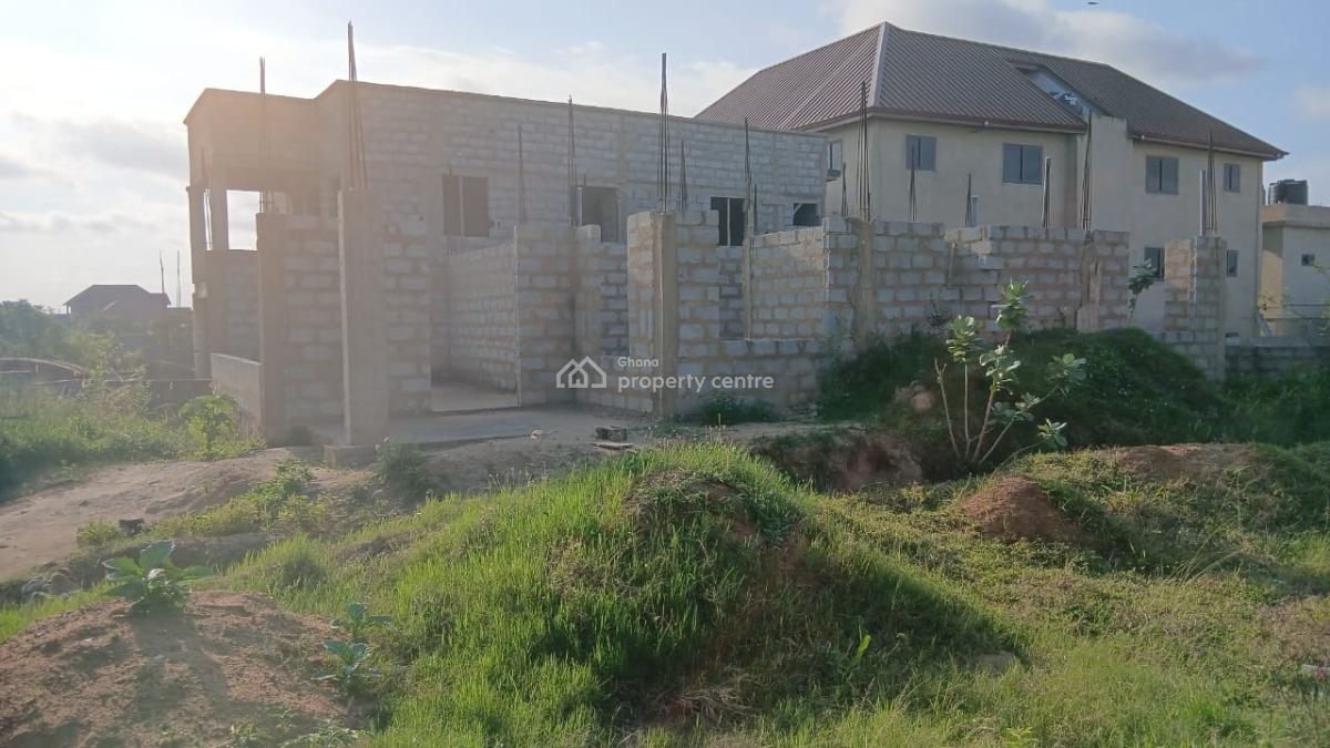 Uncompleted 5 Master Brm House with 2 Storey Foundation @ Ga Odumase,, Ga Odumase, Sonitra Area, Ga East Municipal, Accra, House for Sale